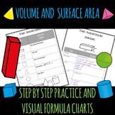 Volume and Surface Area Step by Step Practice and Visual F