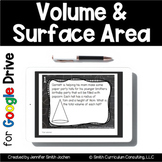 Volume and Surface Area Task Cards in Google Forms - Digital