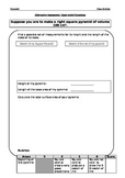 Alternative Assessment_Volume and Surface Area of Pyramid