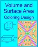 Volume and Surface Area of Rectangular Prisms - Coloring Activity #1