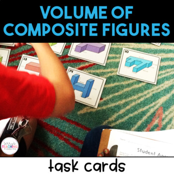 Preview of Volume of Composite Rectangular Figures Task Cards