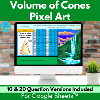Preview of Volume of Cones Pixel Art