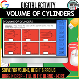 Volume of Cylinder Digital Activity