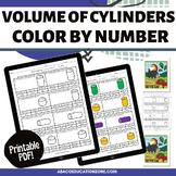 Volume of Cylinders Color By Number