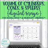Volume of Cylinders, Cones, & Spheres DIGITAL Maze Activit
