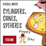 Volume of Cylinders Cones Spheres | Doodle Math: Twist on 