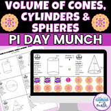 Volume of Cylinders Cones Spheres Pi Day Digital Activity 