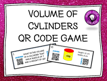 Preview of Volume of Cylinders Game