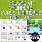 Volume of Cylinders, Cones and Spheres Activity 8th Grade 