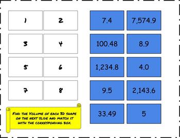 Preview of Volume of Cylinders, Cones, and Spheres Review (Paperless)