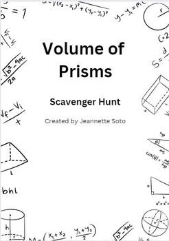 Preview of Volume of Prisms