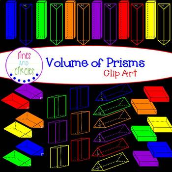 Preview of Volume of Prisms Clip Art