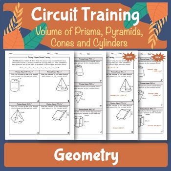 Preview of Volume of Prisms, Cylinders, Pyramids, and Cones Circuit Activity