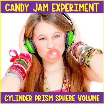Preview of Volume of Prisms Cylinders & Spheres Activity Project –Candy Capacity Experiment