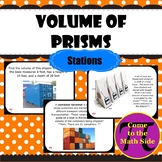 Volume of Prisms Stations