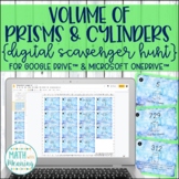 Volume of Prisms and Cylinders DIGITAL Scavenger Hunt Dist