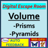 Volume of Pyramids and Prisms Digital Escape Room Geometry