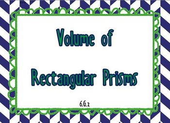 Preview of Volume of Rectanglular Prisms with Fractional Edge Lengths 6.G.2