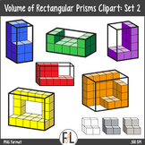 Volume of Rectangular Prisms Clipart - Set 2