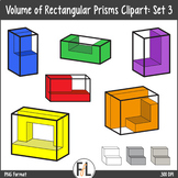 Volume of Rectangular Prisms Clipart - Set 3