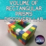 Volume of Rectangular Prisms Discovery Lab