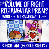 Volume of Rectangular Prisms Fractional Edge Lengths Digit