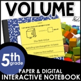 Volume of Rectangular Prisms Interactive Notebook Set