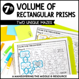 Volume of Rectangular Prisms Mazes | Volume of Prisms Activity