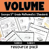 Volume of Rectangular Prisms - NEW Georgia Math Standards 