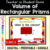 Volume of Rectangular Prisms Powerpoint Game