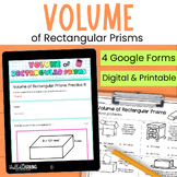Volume of Rectangular Prisms Practice, Review & Assessment