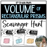 Volume of Rectangular Prisms Scavenger Hunt for 6th Grade Math