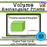 Volume of Rectangular Prisms Digital & Printable Task Cards