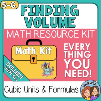 Preview of Volume of Rectangular Prisms and Composite Figures and Surface Area Math Kit
