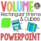 Volume of Rectangular Prisms and Cubes Guided Lesson - Editable