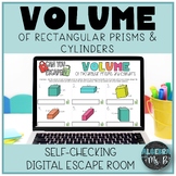 Volume of Rectangular Prisms and Cylinders Digital Escape 