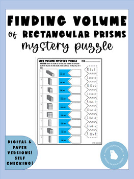 Preview of Volume of Rectangular Prisms with Unit Cubes - Google Slides Math