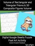 Volume of Rectangular & Triangular Prisms & 3D Composite F