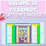 Volume of Rectangular and Squared Pyramids | Color by Number