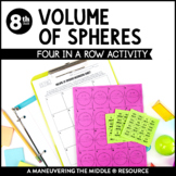 Volume of Spheres Activity | 8th Grade Math Volume Activity