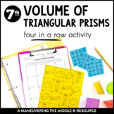 Volume of Triangular Prisms Activity | Volume of Prisms Sm