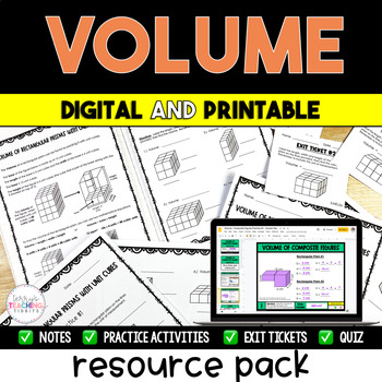 Preview of Volume of Unit Cubes, Rectangular Prisms, & Composite Figures - 5th Grade Bundle