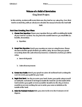 Solids Of Revolution Worksheet Answers - Escolagersonalvesgui