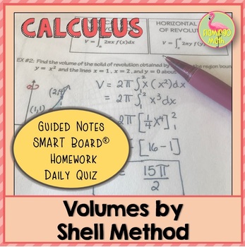 Preview of Calculus Volumes by Shell Method (Unit 8)