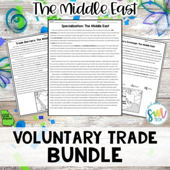 Preview of Voluntary Trade in Southwest Asia Reading Packets BUNDLE (SS7E5) GSE Aligned