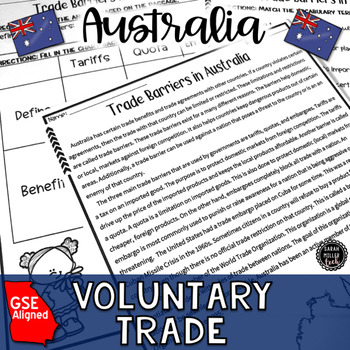 Preview of Voluntary Trade in Australia (SS6E11, SS6E11a, SS6E11b, SS6E11c) GSE Aligned