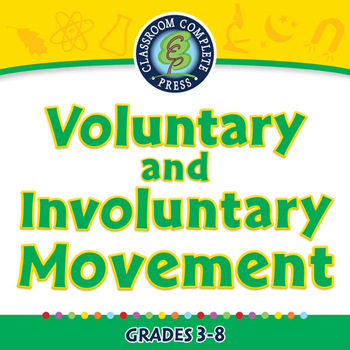 Preview of Voluntary and Involuntary Movement - NOTEBOOK Gr. 3-8