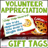 Volunteer Appreciation Gift Tags - Thank You Notes - Volun