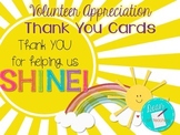 Volunteer Appreciation Thank You Cards {Thank you for help