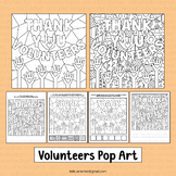 Volunteer Coloring Pages Thank You Notes Writing Activitie